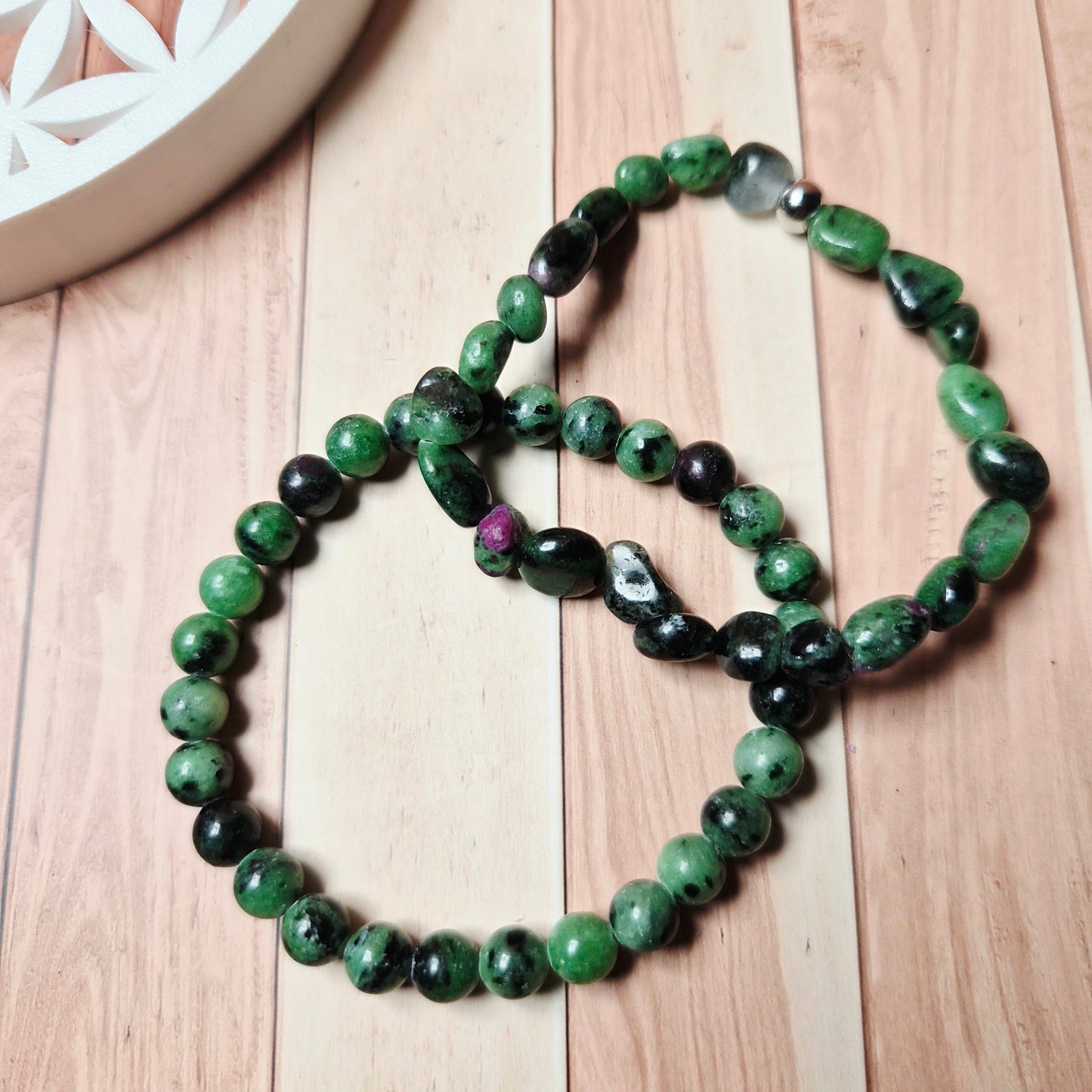 Bracelet Rubis-Zoïsite
