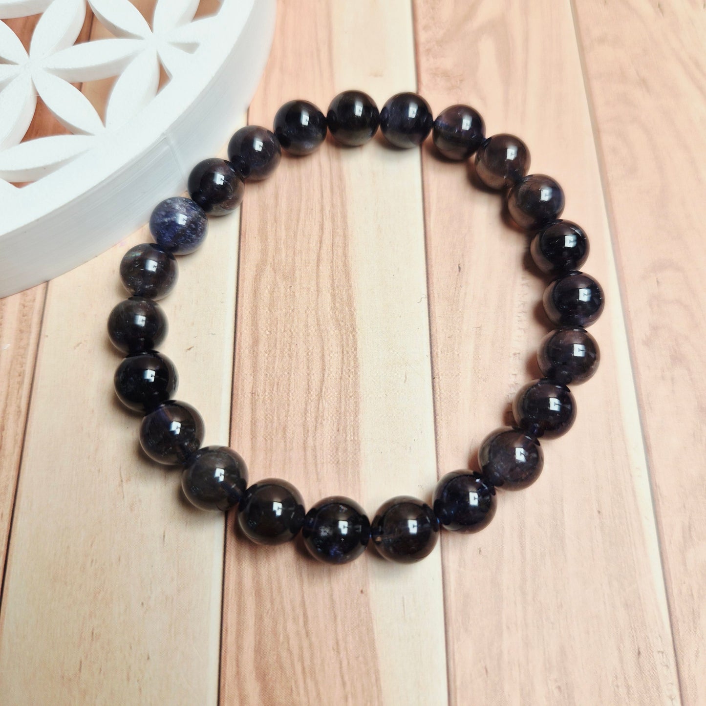 Bracelet Cordiérite (Iolite)
