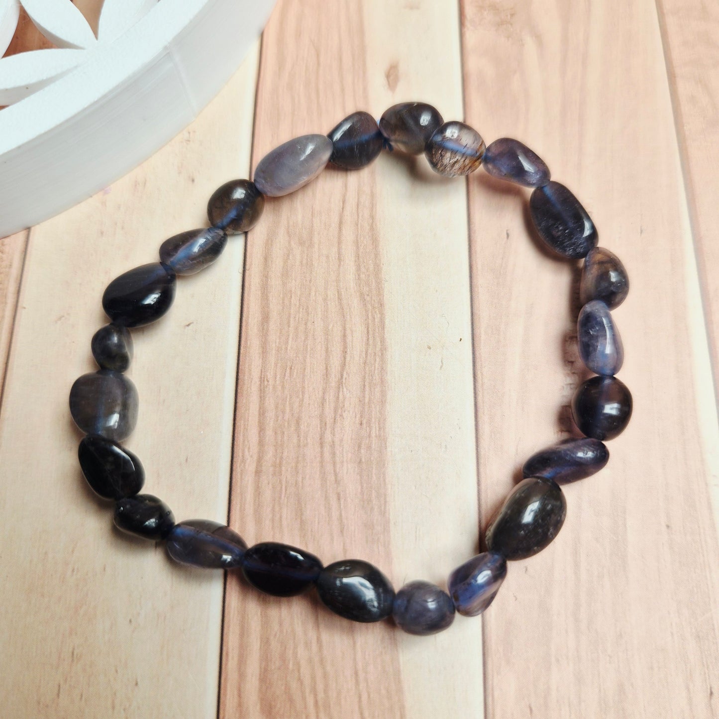 Bracelet Cordiérite (Iolite)