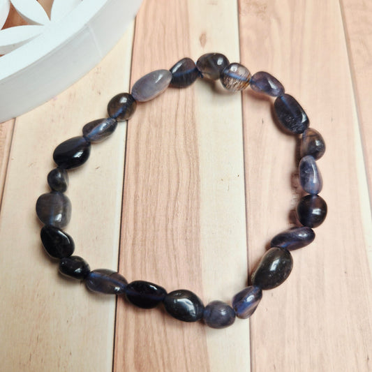 Bracelet Cordiérite (Iolite)