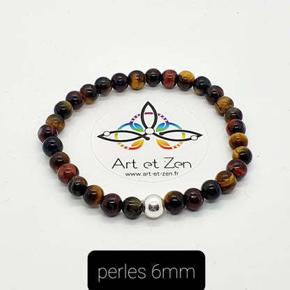 Bracelets Duo Triple Protection Oeil de Tigre - Taureau - Faucon