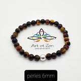 Bracelets Duo Triple Protection Oeil de Tigre - Taureau - Faucon