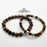 Bracelets Duo Guérison Oeil de TIgre - Labradorite