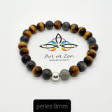 Bracelets Duo Guérison Oeil de TIgre - Labradorite