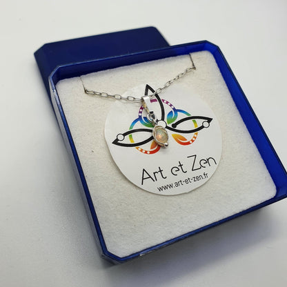 Pendentif Opale Éthiopienne