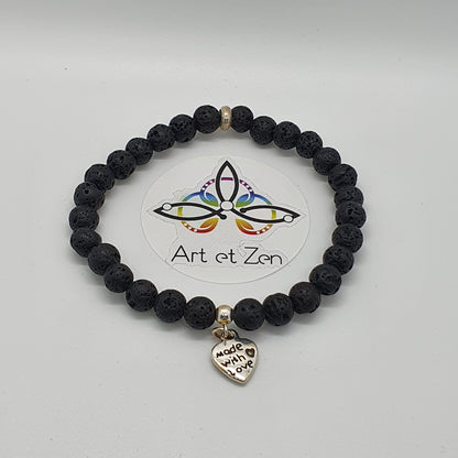 Bracelet Pierre de Lave