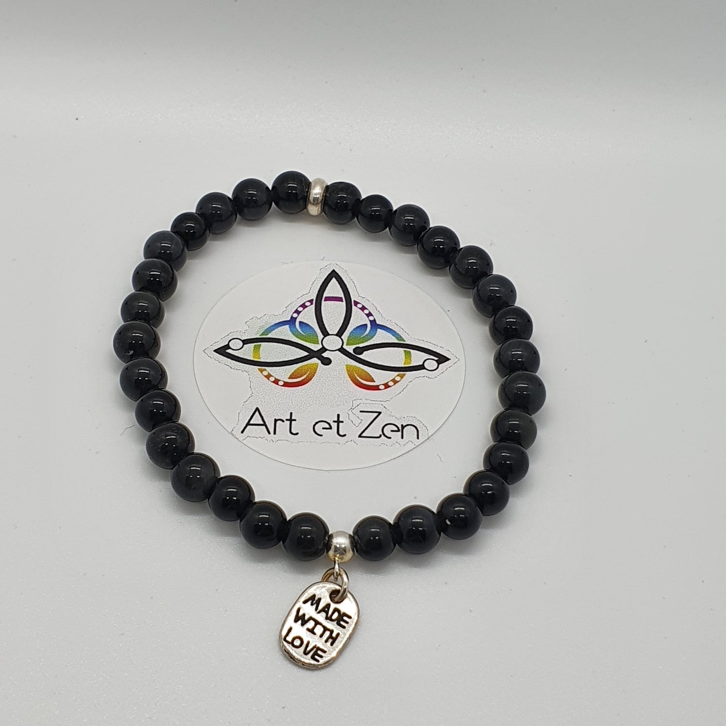 Bracelet Obsidienne Oeil Celeste