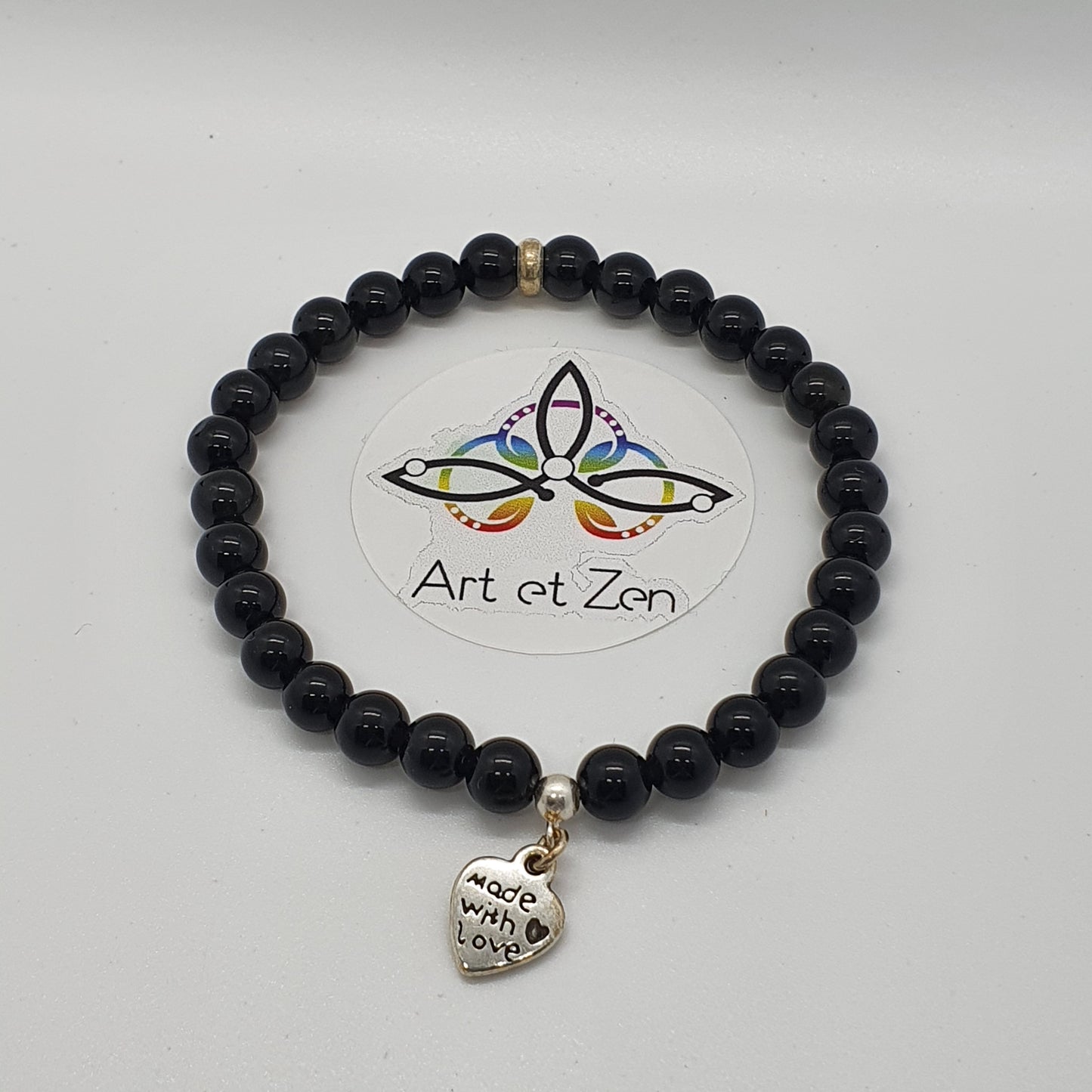 Bracelet Onyx (Agate Noire)