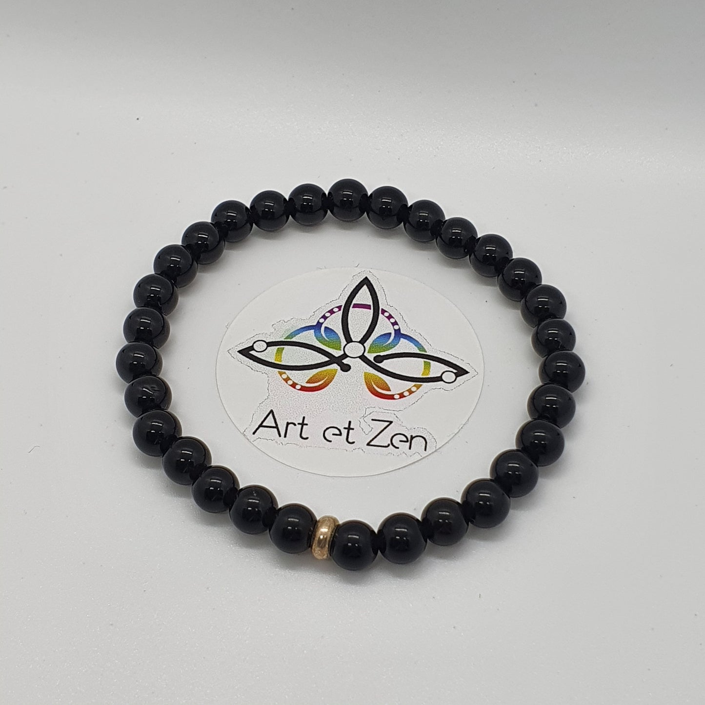 Bracelet Onyx (Agate Noire)