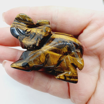 Figurines Amethyste / Obsidienne / Oeil de Tigre / Quartz Rose