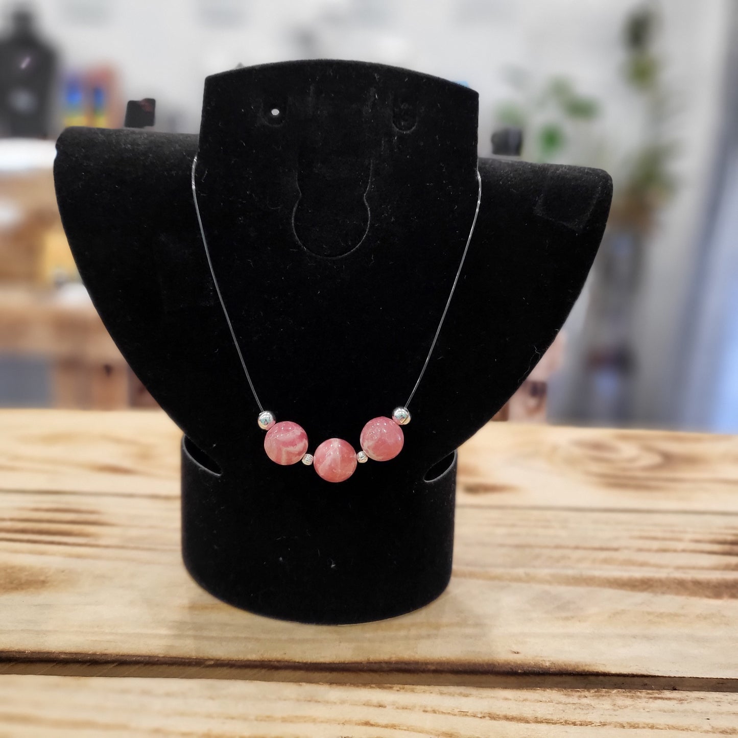 Collier Vénus Rhodochrosite