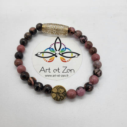 Bracelet Déesse Rhodonite