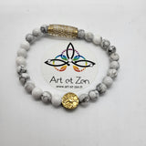 Bracelet Déesse Howlite