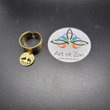 Bague Arbre de vie / Fleur de vie / Lune