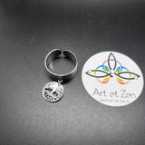 Bague Arbre de vie / Fleur de vie / Lune
