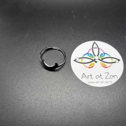 Bague Arbre de vie / Fleur de vie / Lune