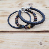Bracelet Cuir Multi-rang