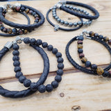 Bracelet Cuir Multi-rang