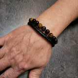 Bracelet Cuir Multi-rang