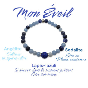 Box Mon Eveil - Améthyste Cristal de Roche Labradorite Angélite Sodalite Lapis Lazuli