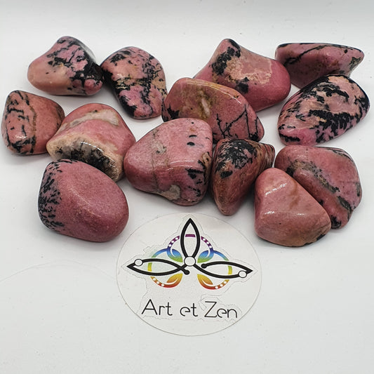 Pierre roulée Rhodonite