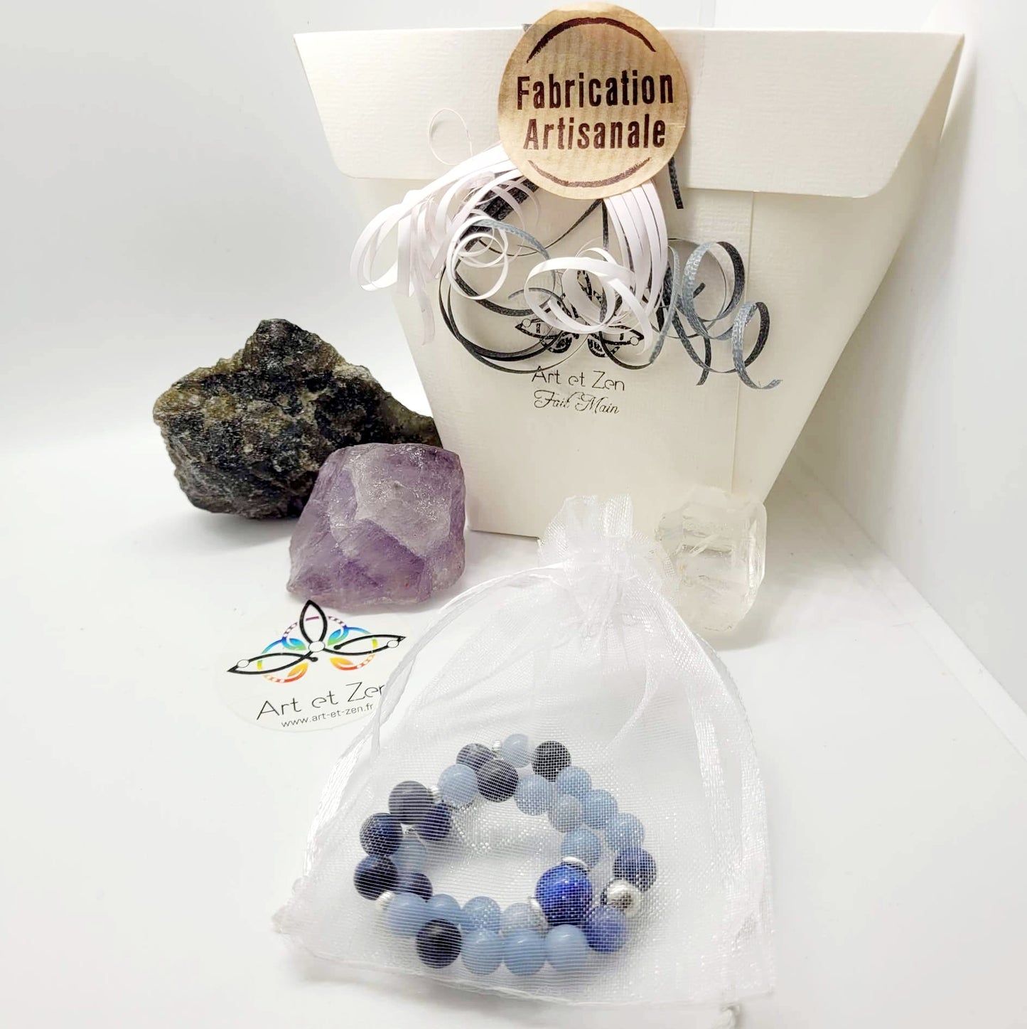 Box Mon Eveil - Améthyste Cristal de Roche Labradorite Angélite Sodalite Lapis Lazuli