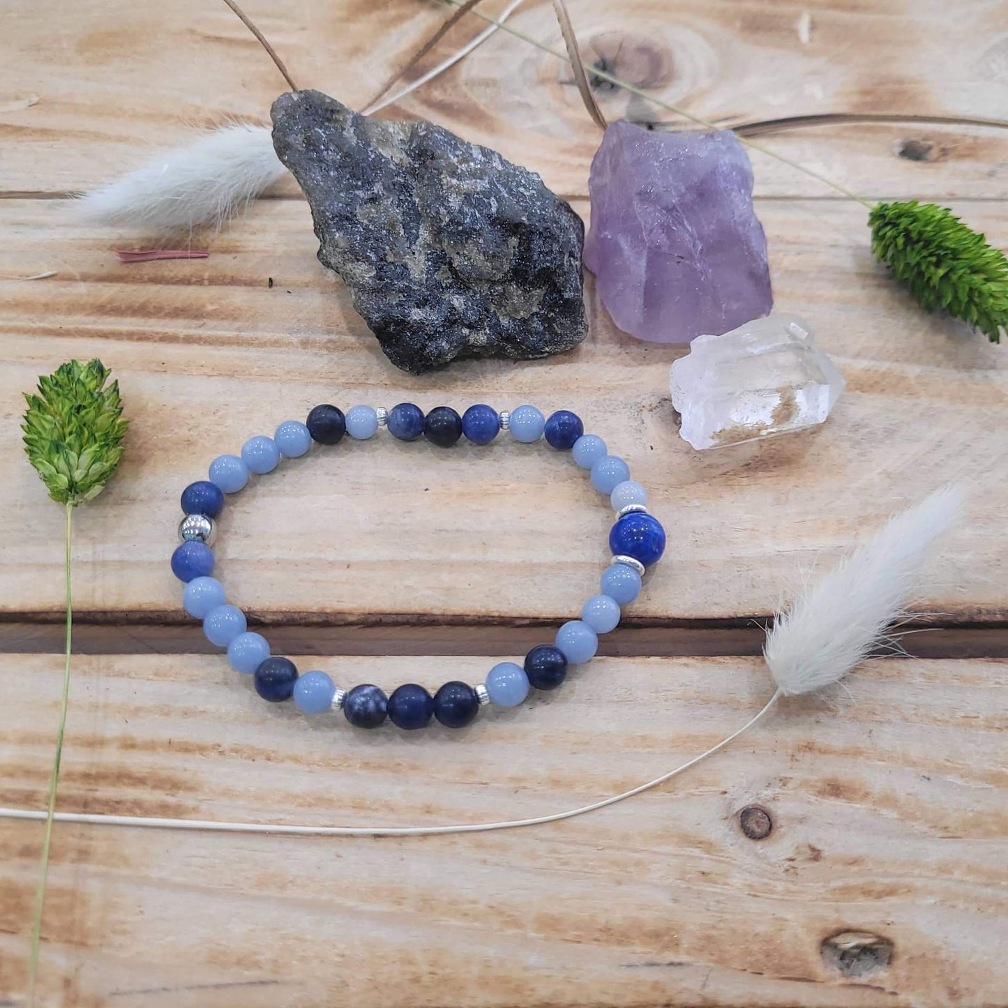 Box Mon Eveil - Améthyste Cristal de Roche Labradorite Angélite Sodalite Lapis Lazuli